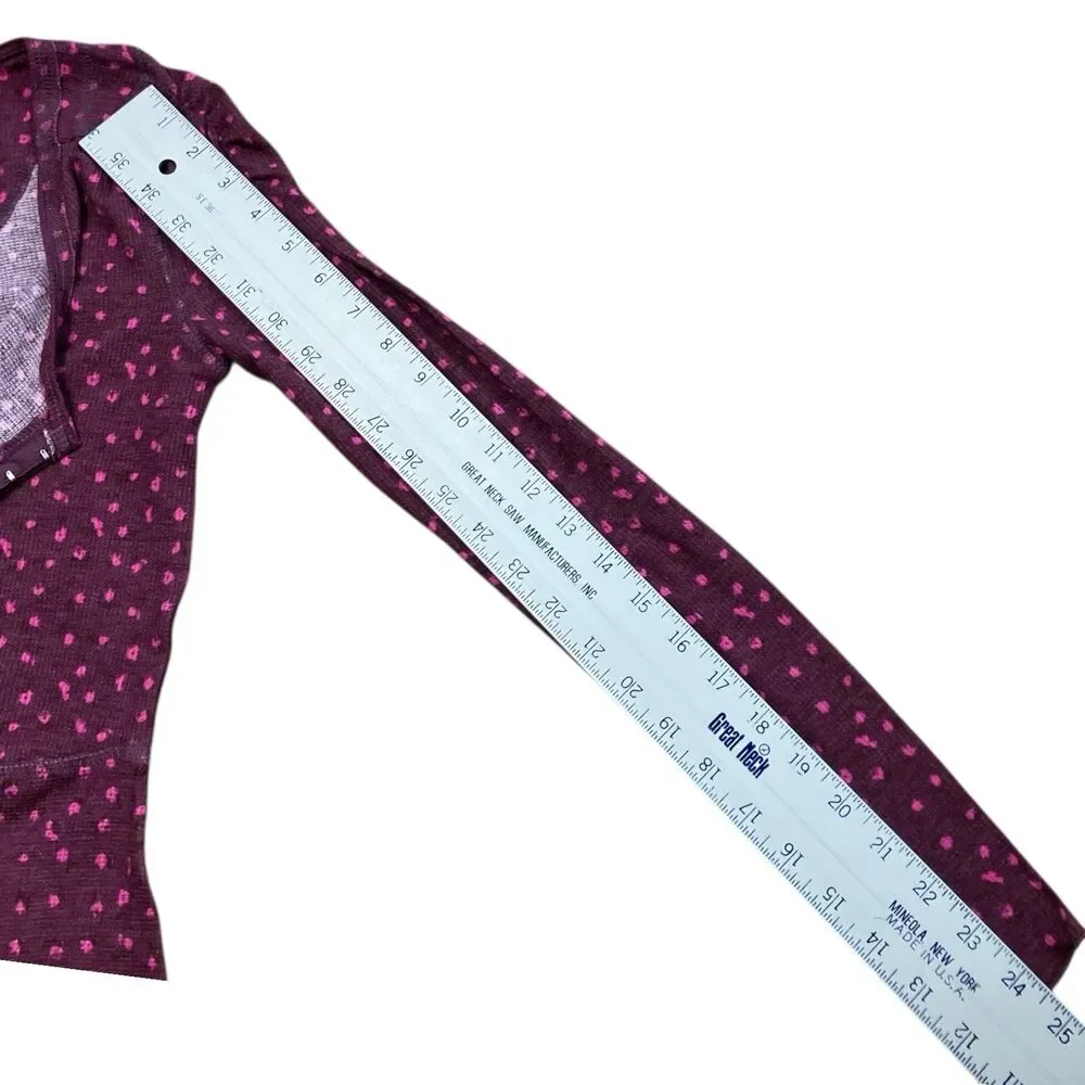 Free People Purple Thermal‎ Long Johns Sleepwear One Piece Pajama